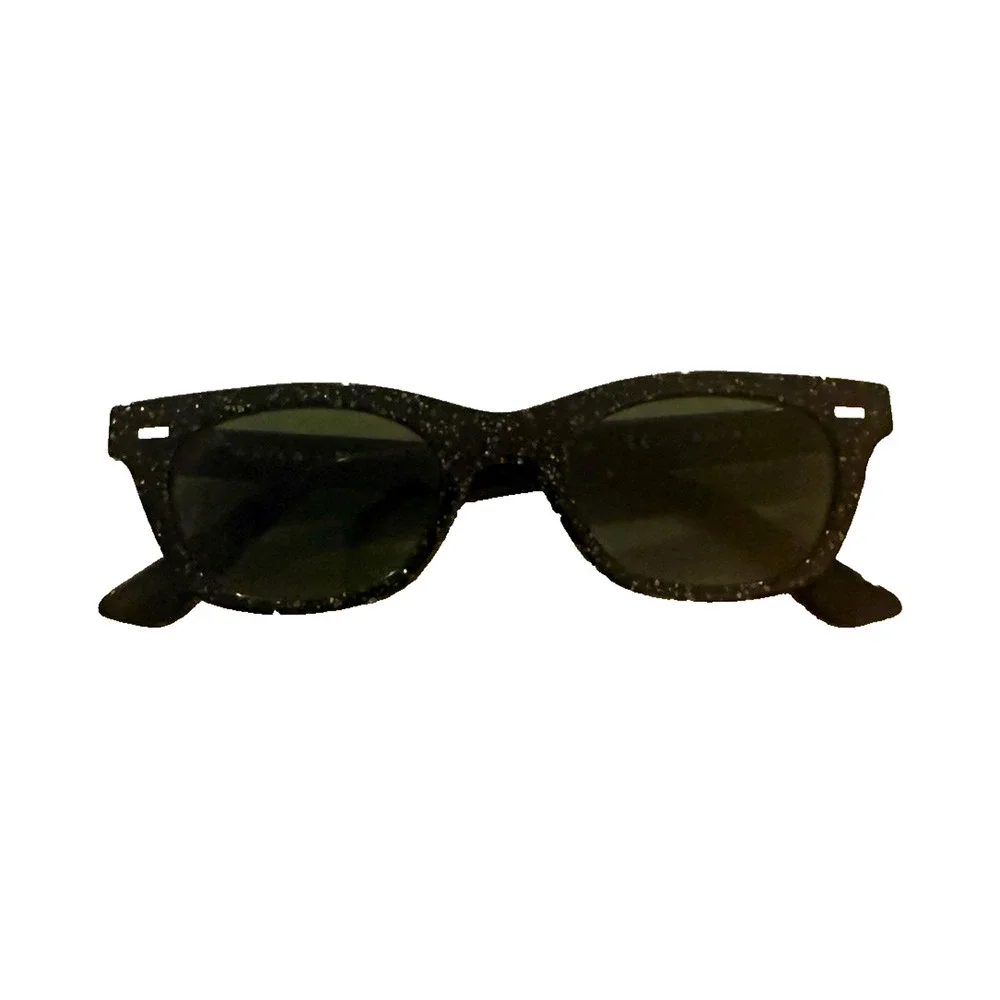 AKILA x PLEASURES Black Speckled UV Tinted Sunglasses Unisex Eyewear